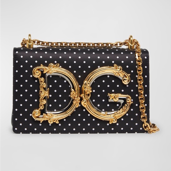 Dolce & Gabbana Black and Gold Crossbody Bag - Picture 1 of 14
